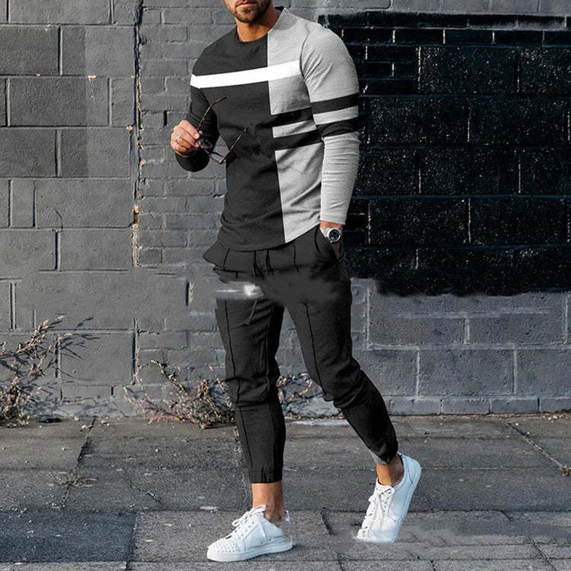 PB Di Moda Casual Sweatshirt Pullover Two-piece Set