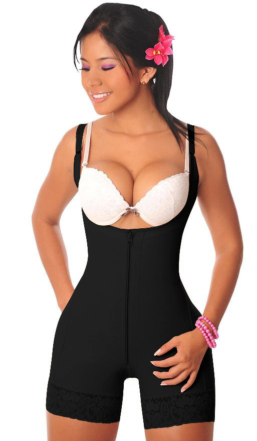 Peach hip corset