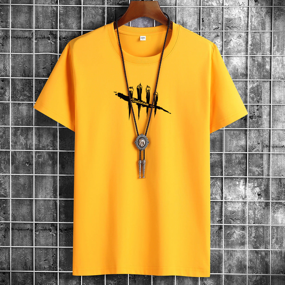Men's Korean Style Trendy Short Sleeve T-shirt