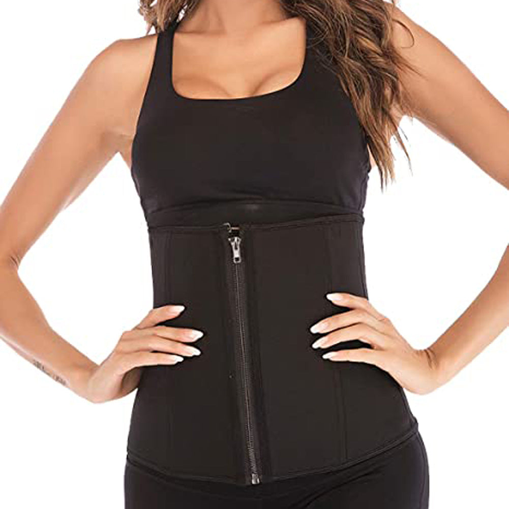 Zip Waist Closure Belly Belt Corset