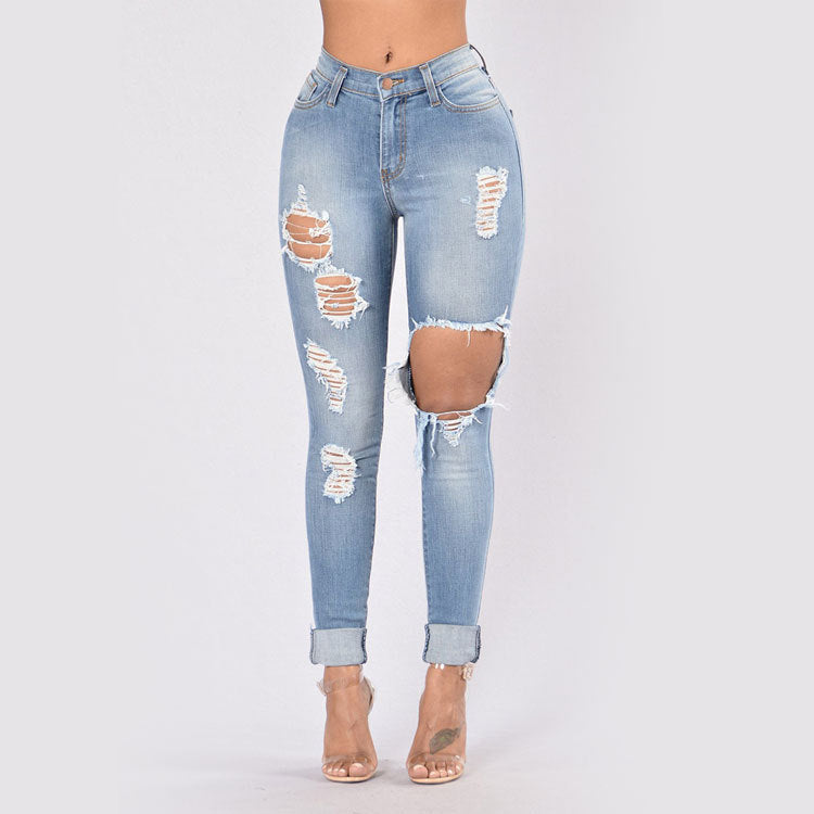 PB Di Moda Fashion Style Pencil feet jeans
