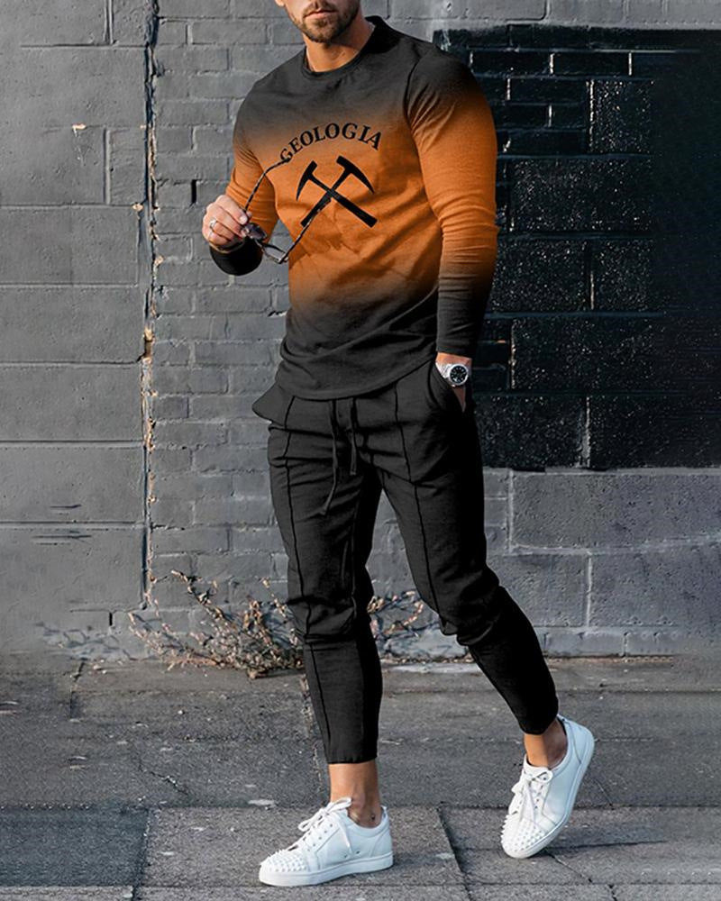 PB Di Moda Casual 3D Sweater Walking Suit