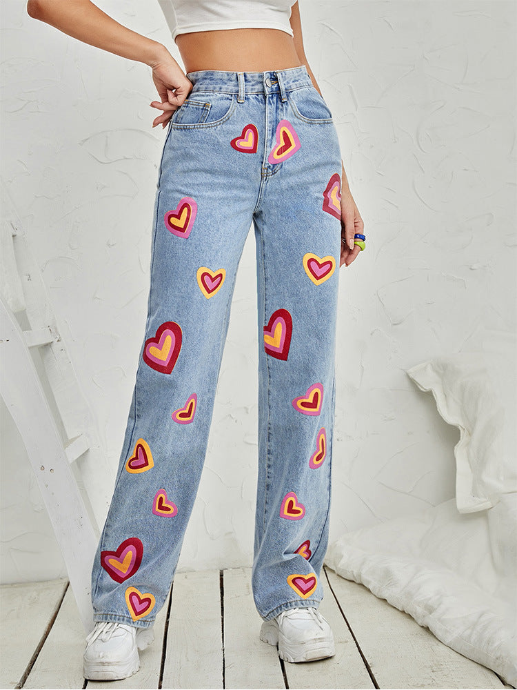 PB Di Moda Fashion Street Jeans Straight Leg