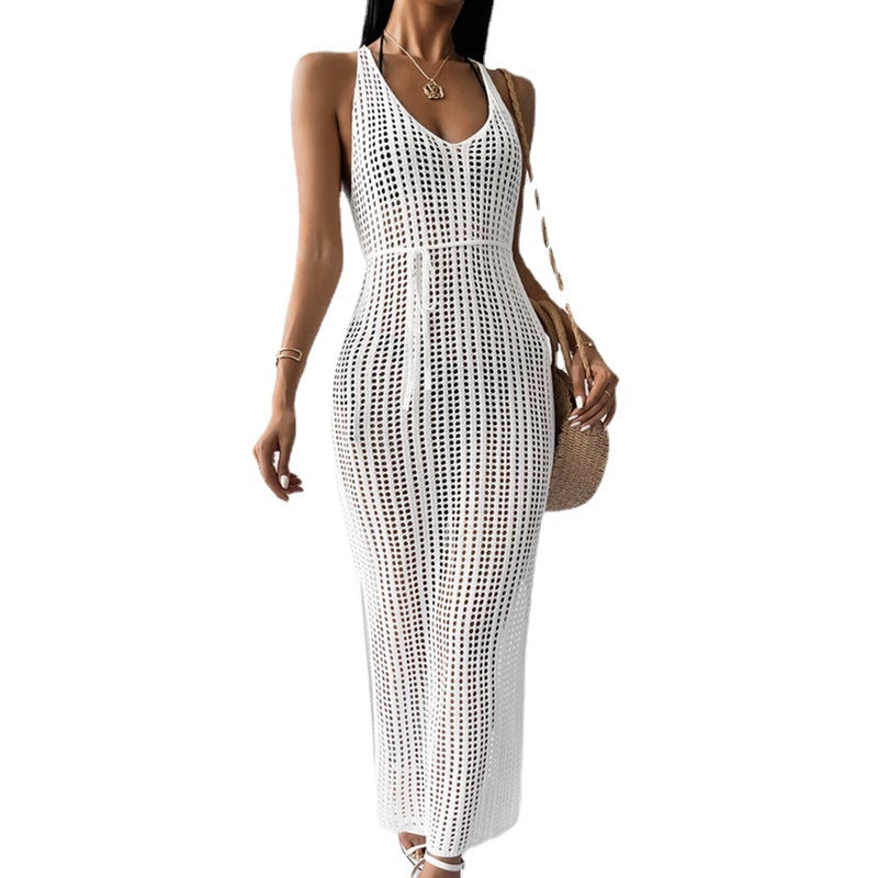 PB Di Moda Beach Casual Solid Color Dress Women