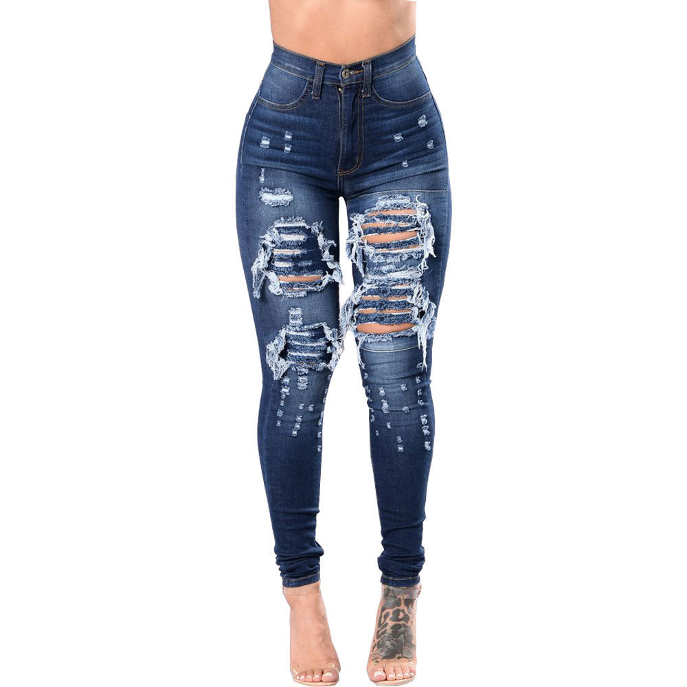PB Di Moda Fashion Ripped Skinny Jeans