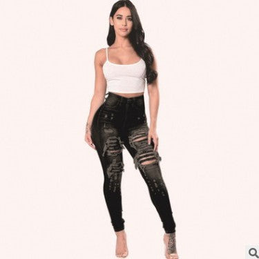 PB Di Moda Fashion Ripped Skinny Jeans