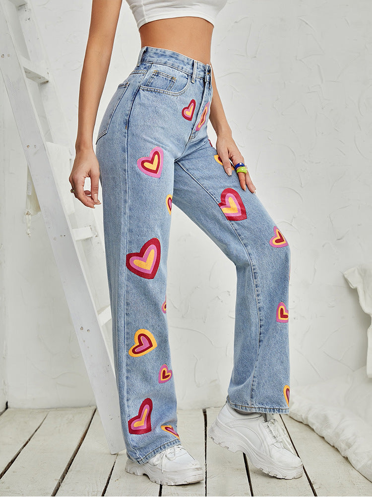 PB Di Moda Fashion Street Jeans Straight Leg