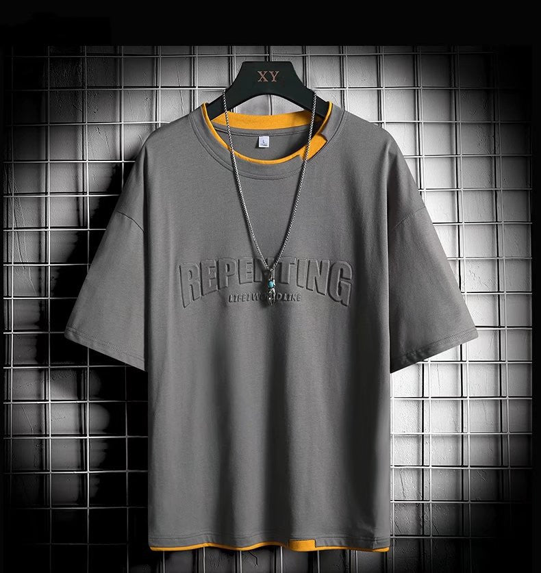 Casual Bottoming Shirt Summer Short-sleeved