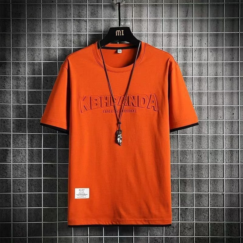 Half Sleeve Fake Two-piece T-shirt Top