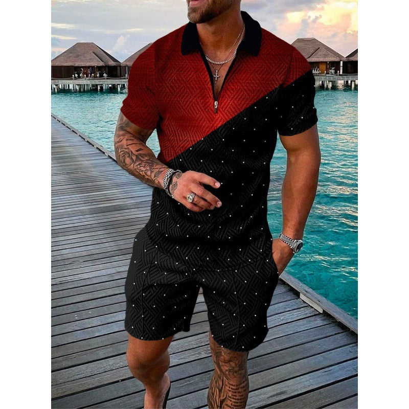 PB Di Moda Fashion Polo Suit Casual