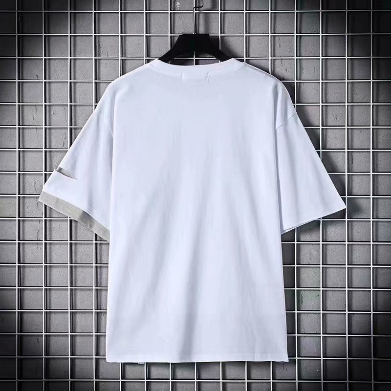 Simple Loose Allmatch Half-sleeve Tshirt Top