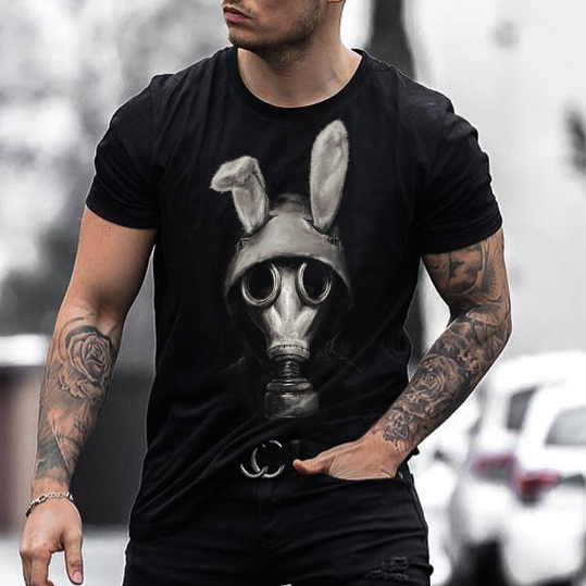 PB Di Moda Vintage Characteristic Animal Wetted Men's T-Shirt