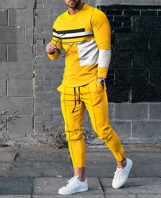 PB Di Moda Casual 3D Sweater Walking Suit