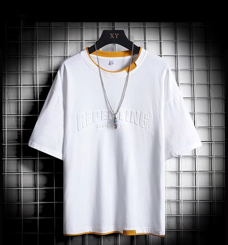 Casual Bottoming Shirt Summer Short-sleeved