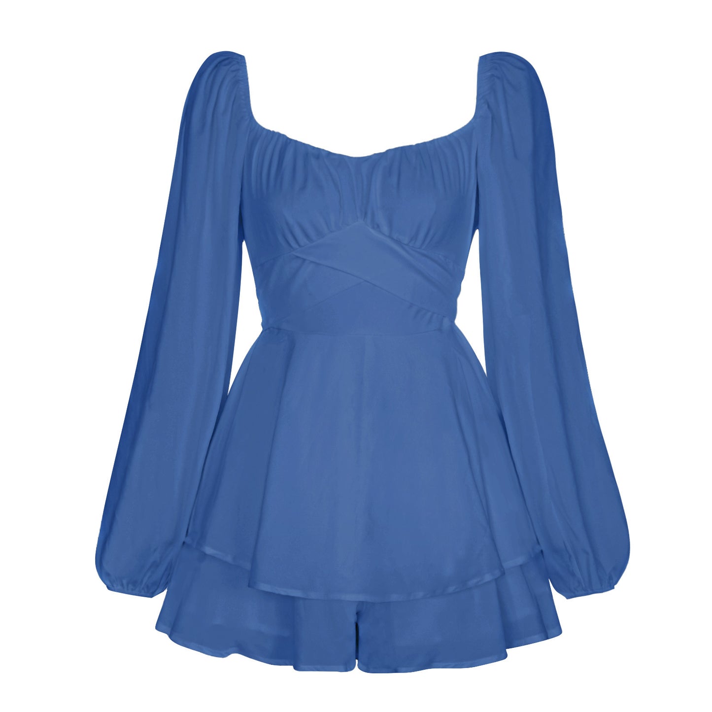 PB Di Moda Fashion Elegant Breasted Long-sleeved Dress jupsuit