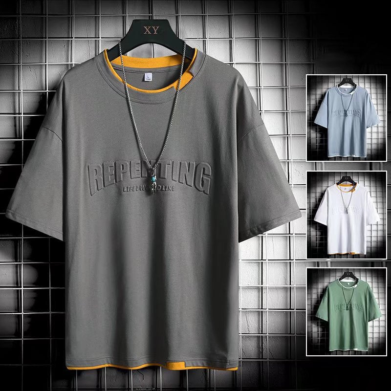 Casual Bottoming Shirt Summer Short-sleeved