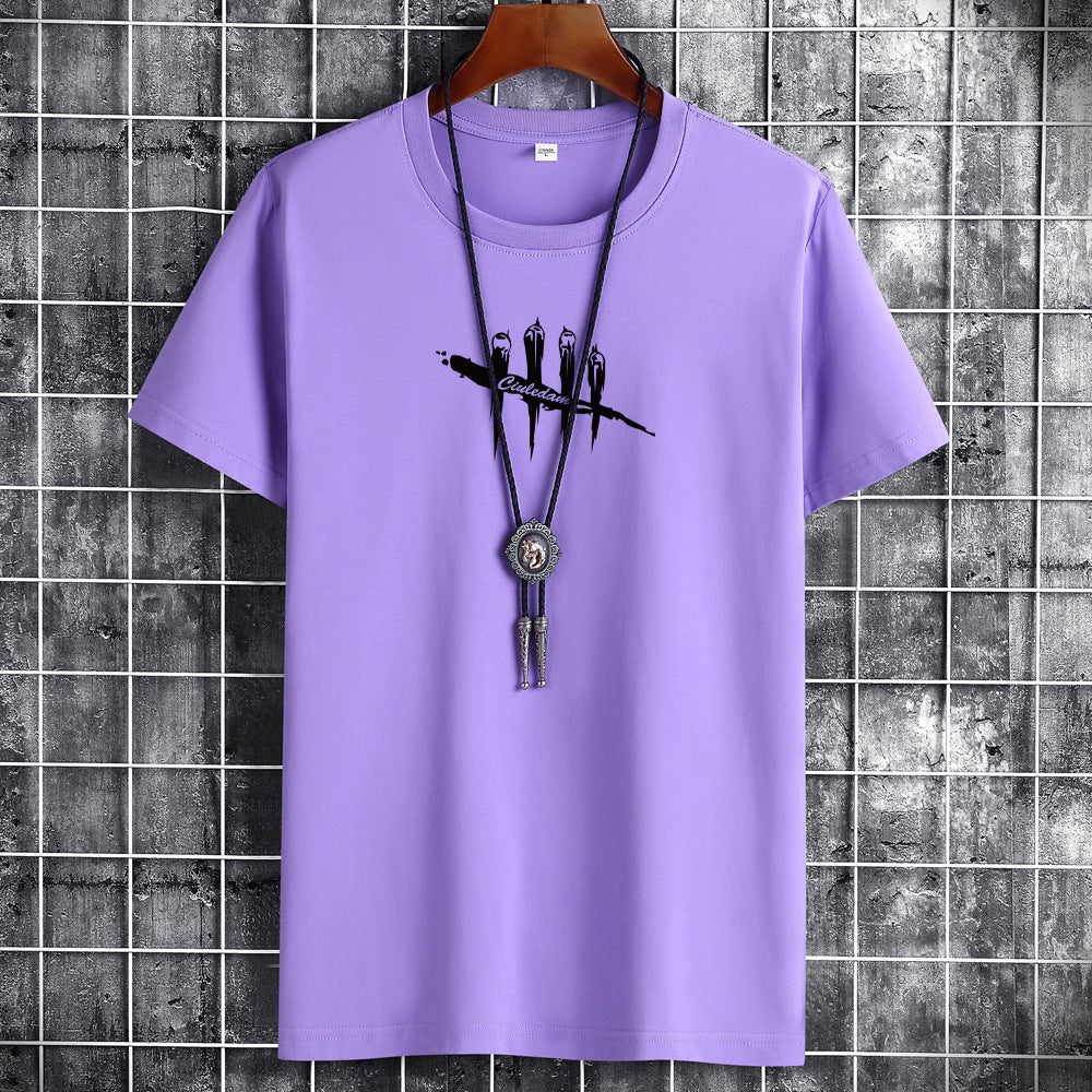 Men's Korean Style Trendy Short Sleeve T-shirt