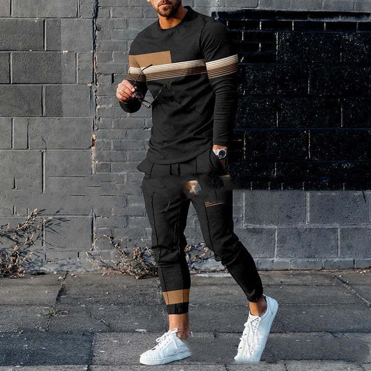 PB Di Moda Casual Sweatshirt Pullover Two-piece Set