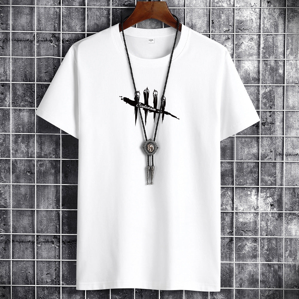 Men's Korean Style Trendy Short Sleeve T-shirt