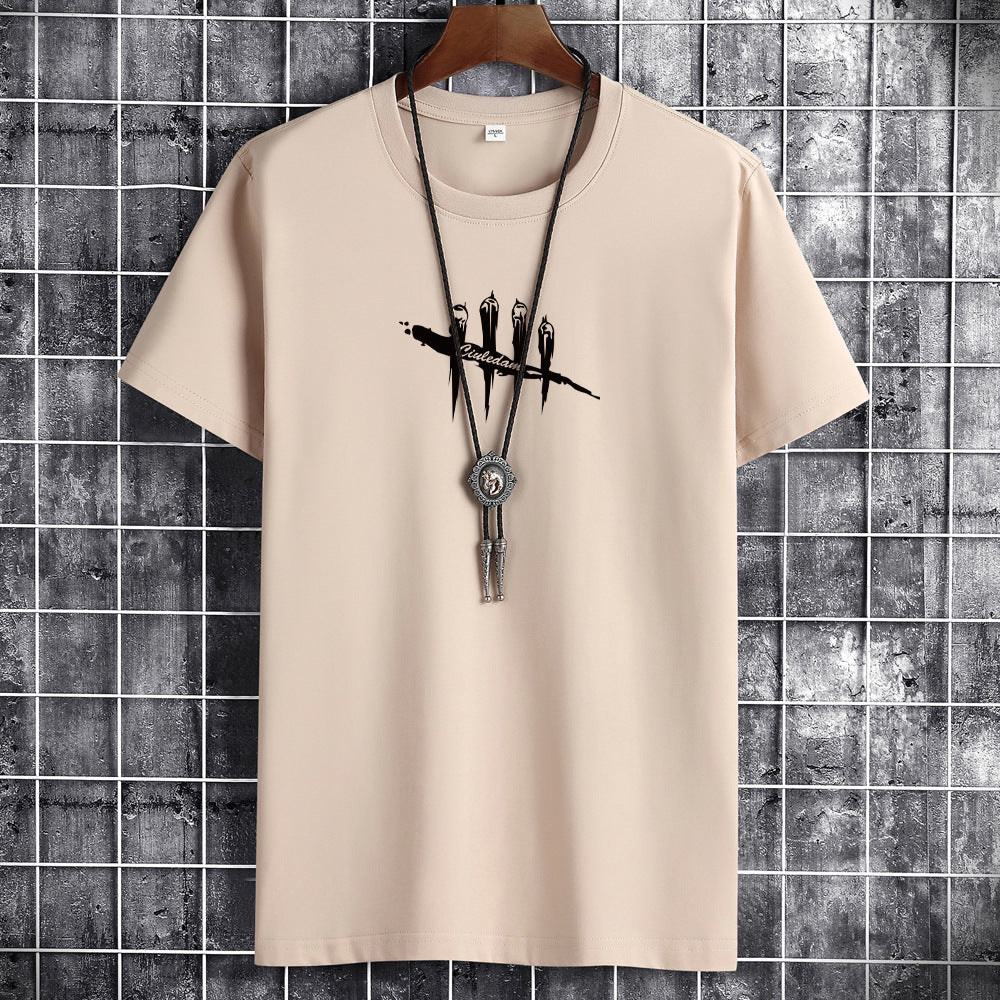 Men's Korean Style Trendy Short Sleeve T-shirt
