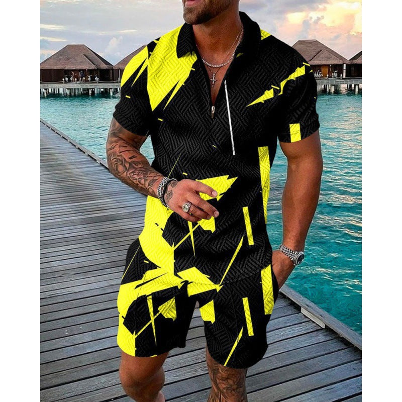 PB Di Moda Fashion Polo Suit Casual