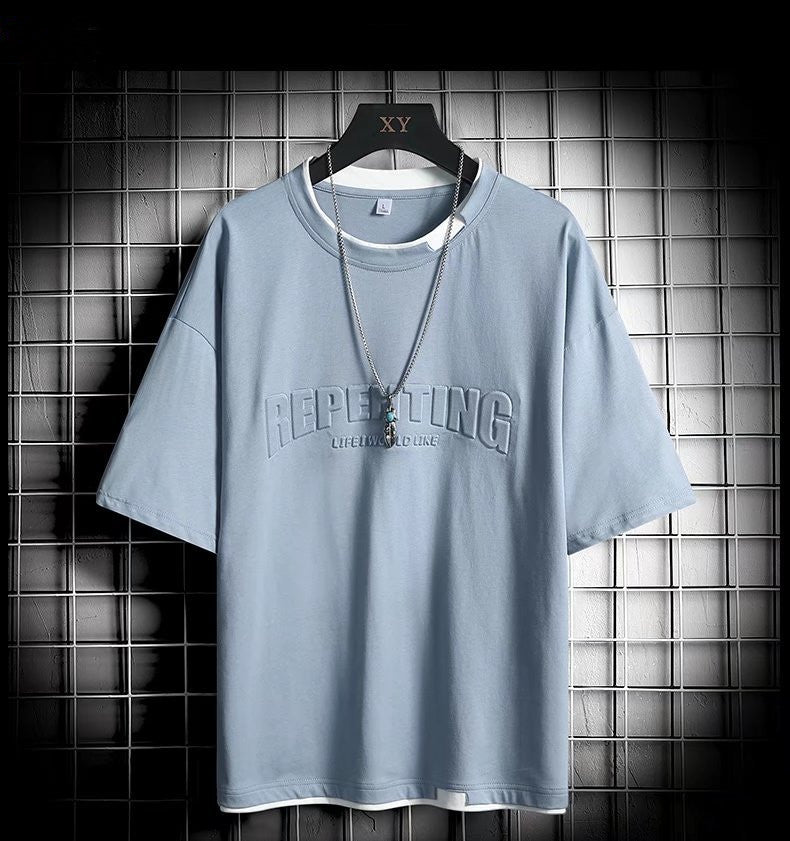 Casual Bottoming Shirt Summer Short-sleeved
