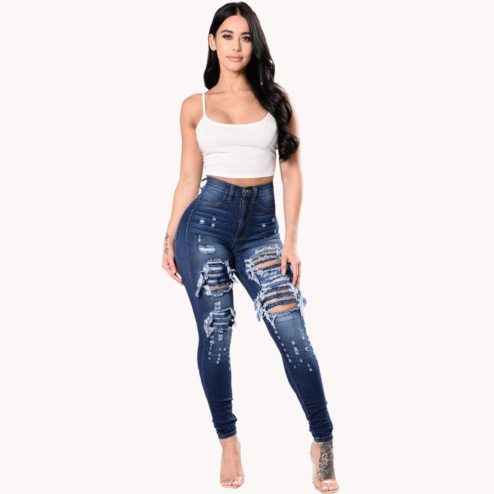 PB Di Moda Fashion Ripped Skinny Jeans