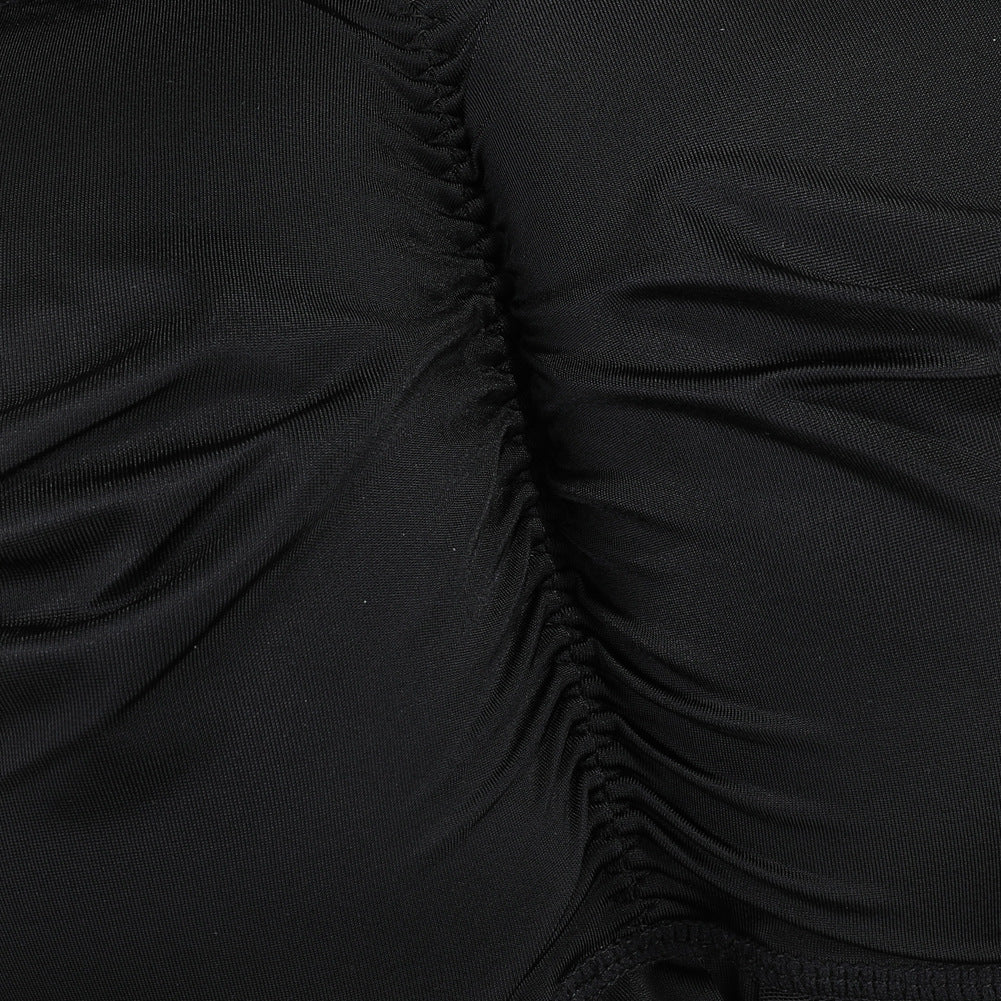 Breasted Jumpsuit Corset Hip Pad