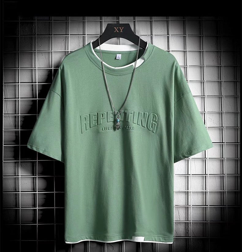 Casual Bottoming Shirt Summer Short-sleeved