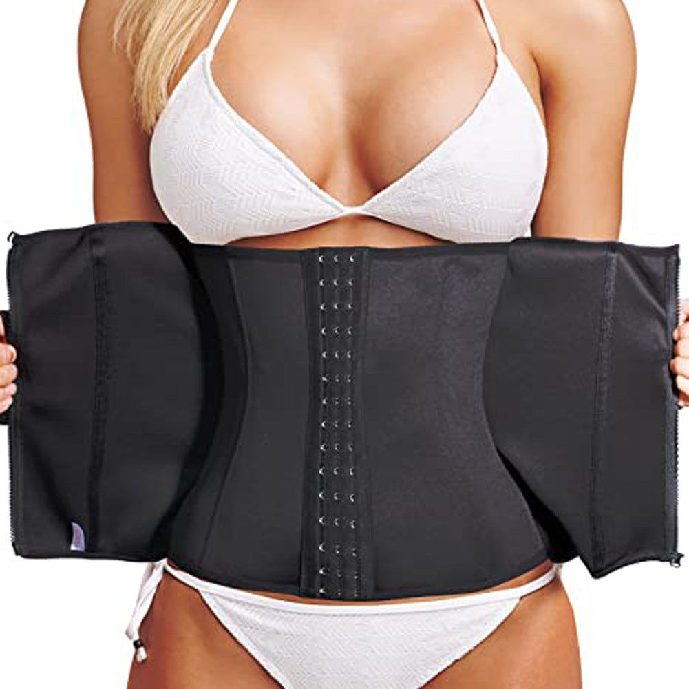 Zip Waist Closure Belly Belt Corset