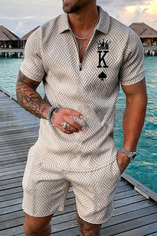 PB Di Moda Fashion Polo Suit Casual